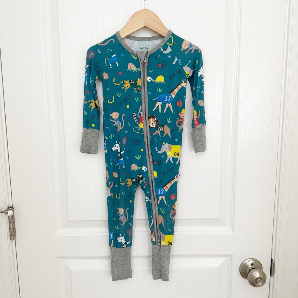 Little Sleepies | Jungle Gym Bamboo Zippy Pajamas 6-12 months